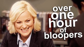 ALL The Bloopers from Parks amp Recreation  Comedy Bites [upl. by Suinotna814]