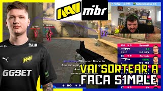 MIBR vs NAVI Mapa Dust 2  MD1 BLAST Premier  Gaules Apoka mch e Liminha [upl. by Carine]