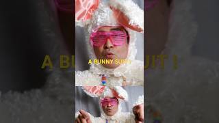 Sometimes you need A BUNNY SUIT  shorts sewing crafts halloween costume [upl. by Aksel]