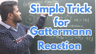 GATTERMANN REACTION  HALOALKANES AND HALOARENES  ORGANIC CHEMISTRY TRICKS  Bharat Panchal Sir [upl. by Louth]