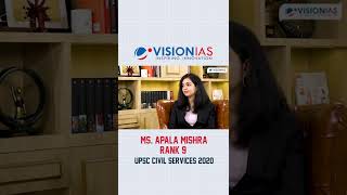 TOPPERS ON ABHYAAS  MS APALA MISHRA AIR9 UPSC CIVIL SERVICES 2020 TIP 156 [upl. by Lukin]