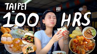 BEST TAIWANESE STREET FOOD in TAIPEI for 100hrs [upl. by Coveney]