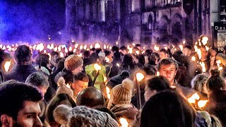 Winchester Bonfire Torchlight Procession [upl. by Yllier444]