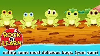 Five Little Speckled Frogs  With Lyrics [upl. by Tarazi925]