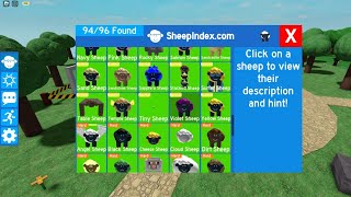 How To Get All 96 Sheep In Find The Sheep  Roblox [upl. by Eniamrahc]