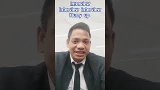 Walk in an interview hurry up  dont miss security shorts interview BSRajbnc2435 [upl. by Wiltshire892]