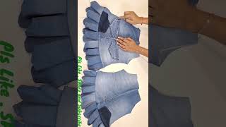 diy reuse outofwaste fashion stitching waste sewing [upl. by Maxine]