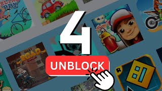 The 4 BEST Unblocked Game Websites for School 2024 [upl. by Batha]