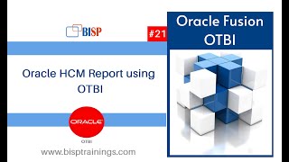 Oracle HCM Report using OTBI  Oracle HCM Employee Person Report  Oracle HCM Report Filter amp Prompt [upl. by Etteyafal]