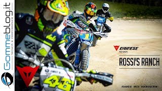 Valentino Rossi vs Guy Martin AWESOME DUEL at the Ranch [upl. by Stoat627]