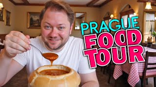 Epic Prague Food Tour  15 MustTry Czech Food at Pragues Best Restaurants [upl. by Shanley301]