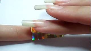 Nail Art Foils Tutorial [upl. by Aras]