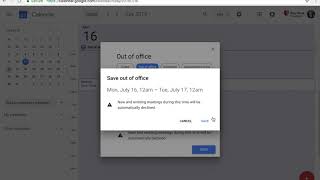 Out of Office in New Google Calendar Work or School Calendars Only [upl. by Wheelwright]