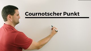 Cournotscher Punkt Cournot Punkt gewinnmaximaler Punkt Monopolist  Mathe by Daniel Jung [upl. by Badger]