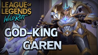 GodKing Garen Gameplay  League of Legends  Wild Rift [upl. by Amargo733]