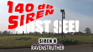 The Haunting RAVENSTRUTHER SIREN TEST ITS LOUD Best ever siren video [upl. by Aniretak]