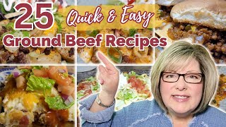 25 🤩 QUICK amp EASY Ground Beef Recipes That Will SAVE Your Weeknight Dinners  GROUND BEEF MARATHON [upl. by Swanhildas36]