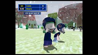 Backyard Football Gamecube Spectator Matches Snowy Animals [upl. by Ynehpets]