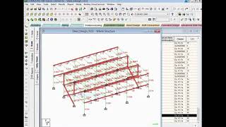 STAAD PRO STEEL DESIGN [upl. by Lossa889]