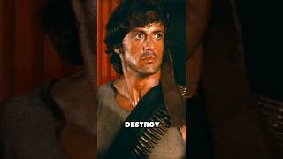 Why Sylvester Stallone Wanted to Destroy RAMBO FIRST BLOOD  shorts short [upl. by Seligman]