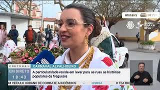 CARNAVAL DE ALPALHÃO EM DESTAQUE NA RTP [upl. by Gambrill]