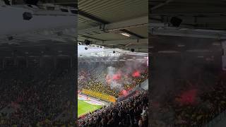 Dortmunder Pyroshow in Mainz Mainz 05  Borussia Dortmund M05BVB Borussia Dortmund BVB Mainz [upl. by Castorina990]