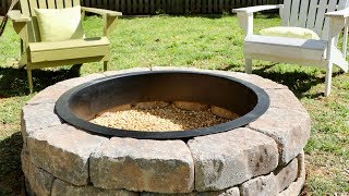 How to Build a DIY Fire Pit in Your Backyard  Thrift Diving [upl. by Mccafferty646]