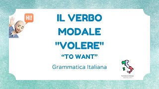 Pillole di grammatica Il verbo quotvolerequot [upl. by Collen]