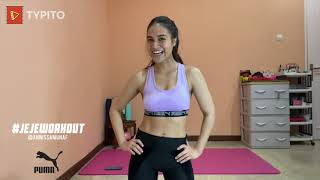 JEJEWORKOUT  ABSOLUTELY TONED  WEEK 1  ANNISSA MUNAF [upl. by Lucian]