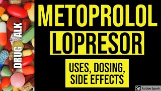 Doctor explains how to take METOPROLOL Lopressor  Uses Doses side effects interactions amp more [upl. by Aisyla]