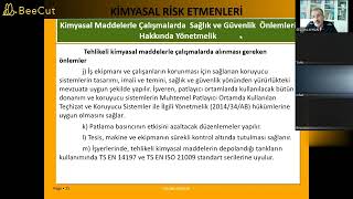 Kimyasal Risk Etmenleri 2Bölüm Sezgin AYHAN SEKA AKADEMİ [upl. by Arther]