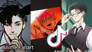 Anime Fanart TikTok Compilation [upl. by Aicilihp]