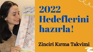 2022 Hedeflerine Zinciri Kırma Takvimiyle Başla [upl. by Enoek]