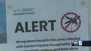 Town officials in central Vermont react to EEE virus warnings [upl. by Leonhard]