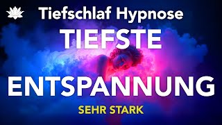 Tiefschlaf Hypnose 🧘‍♂️ Sehr Stark ERHOLUNG FÜR KÖRPER amp GEIST  Tief Entspannen im Schlaf [upl. by Poock]