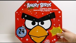 NEW Angry Bird Advent Calendar Christmas 2015 [upl. by Aggie]