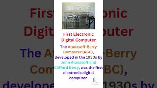 First Electronic Digital Computer [upl. by Canice]