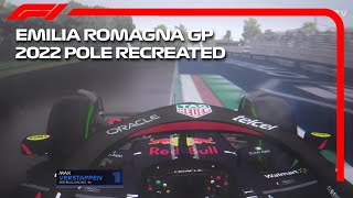 Emilia Romagna GP 2022 Pole Recreated  Assetto Corsa [upl. by Annelak]