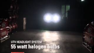 BOSS UTV Plow Headlight Testing [upl. by Nolek]