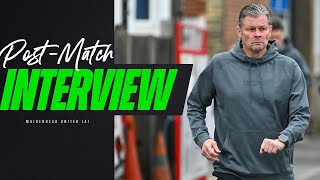 PostMatch Interview  Cotterill after win over Maidenhead [upl. by Sucram]