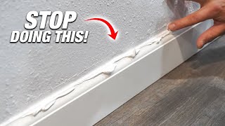 The Baseboard Caulking Secret Tips And Tricks I Wish I Knew As A DIYer How To [upl. by Martelle]