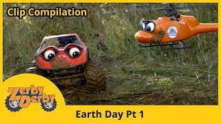 Zerby Derby 🌞 ZERBY EARTH DAY 🌎 Earth Day Part 1  Season 2  Best of Spring  Clip Compilation [upl. by Dittman214]