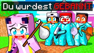 Ich KÄMPFE gegen 3 SPIELER und werde GEBANNT 🌸 Minecraft HELDEN [upl. by Haldeman]