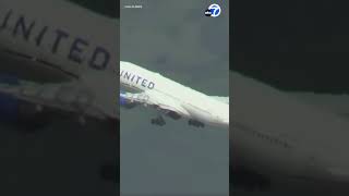 Tire falls off United flight after takeoff from San Francisco diverted plane lands safely at LAX [upl. by Annohsal]