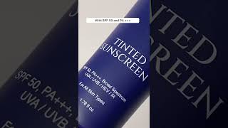 Tinted Sunscreen  Sun Protection  UVA  Beauty Tips  SPF Protection  SkinCare Routine [upl. by Drareg]