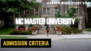 McMaster University  Admission Requirements And Scholarships In 2022 [upl. by Harilda334]