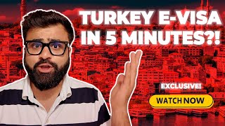 Turkey eVisa in 5 MINUTES Easy StepbyStep Guide [upl. by Ahsekal]