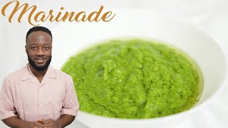 Le Secret de la Marinade Verte assaisonnement vert délicieux  Cameroun [upl. by Yolanda]