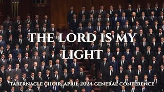 Utah Valley Institute Choir  quotThe Lord Is My Lightquot WITH LYRICS Utah General Conference April 2024 [upl. by Nanek]