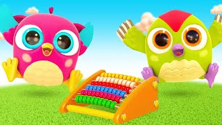 Baby learning videos amp baby cartoon full episodes  Hop Hop the owl amp funny cartoons for kids [upl. by Riggs867]